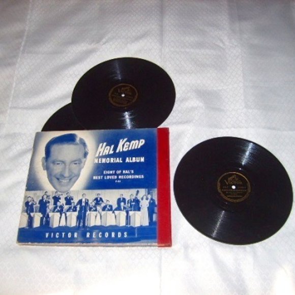 Set Hal Kemp Memorial Album Eight Of Hal's Best Loved Recordings P-51 Vintage - Picture 1 of 3